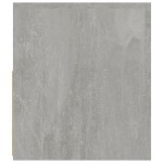 vidaXL Noptiere cu LED-uri, 2 buc., gri beton, 60x35x40 cm