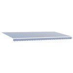 vidaXL Cortina Retractabilă with Manual Albastru și alb 6 x 3 m vidaXL Cortina Retractabilă with Manual Albastru și alb 6 x 3 m