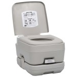 vidaXL Toaletă portabilă de camping cu cort, 10+10 L vidaXL Toaletă portabilă de camping cu cort, 10+10 L