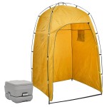 vidaXL Toaletă portabilă de camping cu cort, 10+10 L vidaXL Toaletă portabilă de camping cu cort, 10+10 L