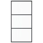 vidaXL Ușă glisantă cu set feronerie, 102x205 cm, sticlă ESG/aluminiu vidaXL Ușă glisantă cu set feronerie, 102x205 cm, sticlă ESG/aluminiu