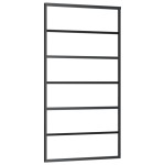 vidaXL Ușă glisantă cu set feronerie, 102x205 cm, sticlă ESG/aluminiu vidaXL Ușă glisantă cu set feronerie, 102x205 cm, sticlă ESG/aluminiu