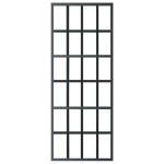 vidaXL Ușă glisantă cu set feronerie, 76x205 cm, sticlă ESG/aluminiu vidaXL Ușă glisantă cu set feronerie, 76x205 cm, sticlă ESG/aluminiu