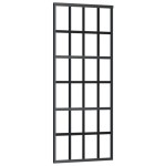 vidaXL Ușă glisantă cu set feronerie, 76x205 cm, sticlă ESG/aluminiu vidaXL Ușă glisantă cu set feronerie, 76x205 cm, sticlă ESG/aluminiu
