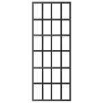 vidaXL Ușă glisantă cu set feronerie, 76x205 cm, sticlă ESG/aluminiu vidaXL Ușă glisantă cu set feronerie, 76x205 cm, sticlă ESG/aluminiu