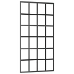 vidaXL Ușă glisantă cu set feronerie, 102x205 cm, sticlă ESG/aluminiu vidaXL Ușă glisantă cu set feronerie, 102x205 cm, sticlă ESG/aluminiu