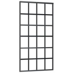 vidaXL Ușă glisantă cu set feronerie, 102x205 cm, sticlă ESG/aluminiu vidaXL Ușă glisantă cu set feronerie, 102x205 cm, sticlă ESG/aluminiu