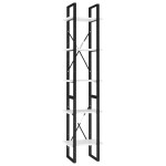 vidaXL Bibliotecă cu 5 rafturi, alb, 40x30x175 cm, lemn prelucrat vidaXL Bibliotecă cu 5 rafturi, alb, 40x30x175 cm, lemn prelucrat