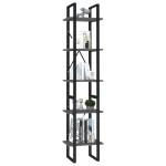 vidaXL Bibliotecă cu 5 rafturi, alb, 40x30x175 cm, lemn prelucrat vidaXL Bibliotecă cu 5 rafturi, alb, 40x30x175 cm, lemn prelucrat