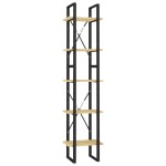 vidaXL Bibliotecă cu 5 rafturi, 40x30x175 cm, lemn masiv de pin vidaXL Bibliotecă cu 5 rafturi, 40x30x175 cm, lemn masiv de pin