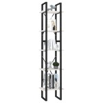 vidaXL Bibliotecă cu 5 rafturi, alb, 40x30x175 cm, lemn masiv de pin vidaXL Bibliotecă cu 5 rafturi, alb, 40x30x175 cm, lemn masiv de pin
