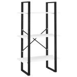 vidaXL Bibliotecă cu 5 rafturi, alb, 60x30x175 cm, lemn prelucrat vidaXL Bibliotecă cu 5 rafturi, alb, 60x30x175 cm, lemn prelucrat