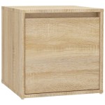vidaXL Set de mobilier pentru hol, stejar sonoma, lemn prelucrat