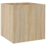 vidaXL Set de mobilier pentru hol, stejar sonoma, lemn prelucrat