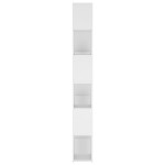 vidaXL Bibliotecă/Separator cameră, alb, 100x24x188 cm