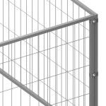 vidaXL Padoc pentru câini, argintiu, 3 m², oțel vidaXL Padoc pentru câini, argintiu, 3 m², oțel