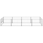 vidaXL Padoc pentru câini, argintiu, 4 m², oțel vidaXL Padoc pentru câini, argintiu, 4 m², oțel
