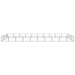 vidaXL Padoc pentru câini, negru, 40 m², oțel vidaXL Padoc pentru câini, negru, 40 m², oțel
