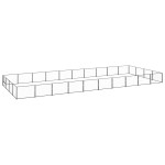 vidaXL Padoc pentru câini, negru, 40 m², oțel vidaXL Padoc pentru câini, negru, 40 m², oțel