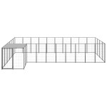 vidaXL Padoc pentru câini, negru, 13,31 m², oțel vidaXL Padoc pentru câini, negru, 13,31 m², oțel