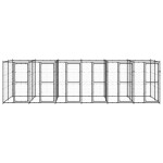 vidaXL Padoc pentru câini de exterior, 14,52 m², oțel vidaXL Padoc pentru câini de exterior, 14,52 m², oțel