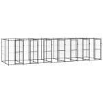 vidaXL Padoc pentru câini de exterior, 16,94 m², oțel vidaXL Padoc pentru câini de exterior, 16,94 m², oțel