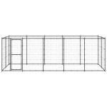 vidaXL Padoc pentru câini de exterior, 12,1 m², oțel vidaXL Padoc pentru câini de exterior, 12,1 m², oțel