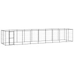 vidaXL Padoc pentru câini de exterior, 21,78 m², oțel vidaXL Padoc pentru câini de exterior, 21,78 m², oțel