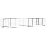 vidaXL Padoc pentru câini de exterior, 21,78 m², oțel vidaXL Padoc pentru câini de exterior, 21,78 m², oțel