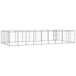 vidaXL Padoc pentru câini de exterior, 43,56 m², oțel vidaXL Padoc pentru câini de exterior, 43,56 m², oțel
