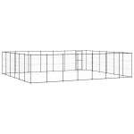 vidaXL Padoc pentru câini de exterior, 50,82 m², oțel vidaXL Padoc pentru câini de exterior, 50,82 m², oțel