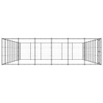 vidaXL Padoc pentru câini de exterior, 65,34 m², oțel vidaXL Padoc pentru câini de exterior, 65,34 m², oțel