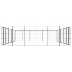 vidaXL Padoc pentru câini de exterior, 79,86 m², oțel vidaXL Padoc pentru câini de exterior, 79,86 m², oțel