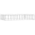 vidaXL Padoc pentru câini de exterior, 79,86 m², oțel vidaXL Padoc pentru câini de exterior, 79,86 m², oțel