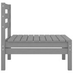 vidaXL Set mobilier de grădină, 5 piese, gri, lemn masiv de pin vidaXL Set mobilier de grădină, 5 piese, gri, lemn masiv de pin