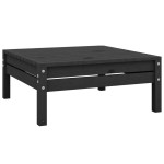 vidaXL Set mobilier de grădină, 5 piese, negru, lemn masiv de pin vidaXL Set mobilier de grădină, 5 piese, negru, lemn masiv de pin