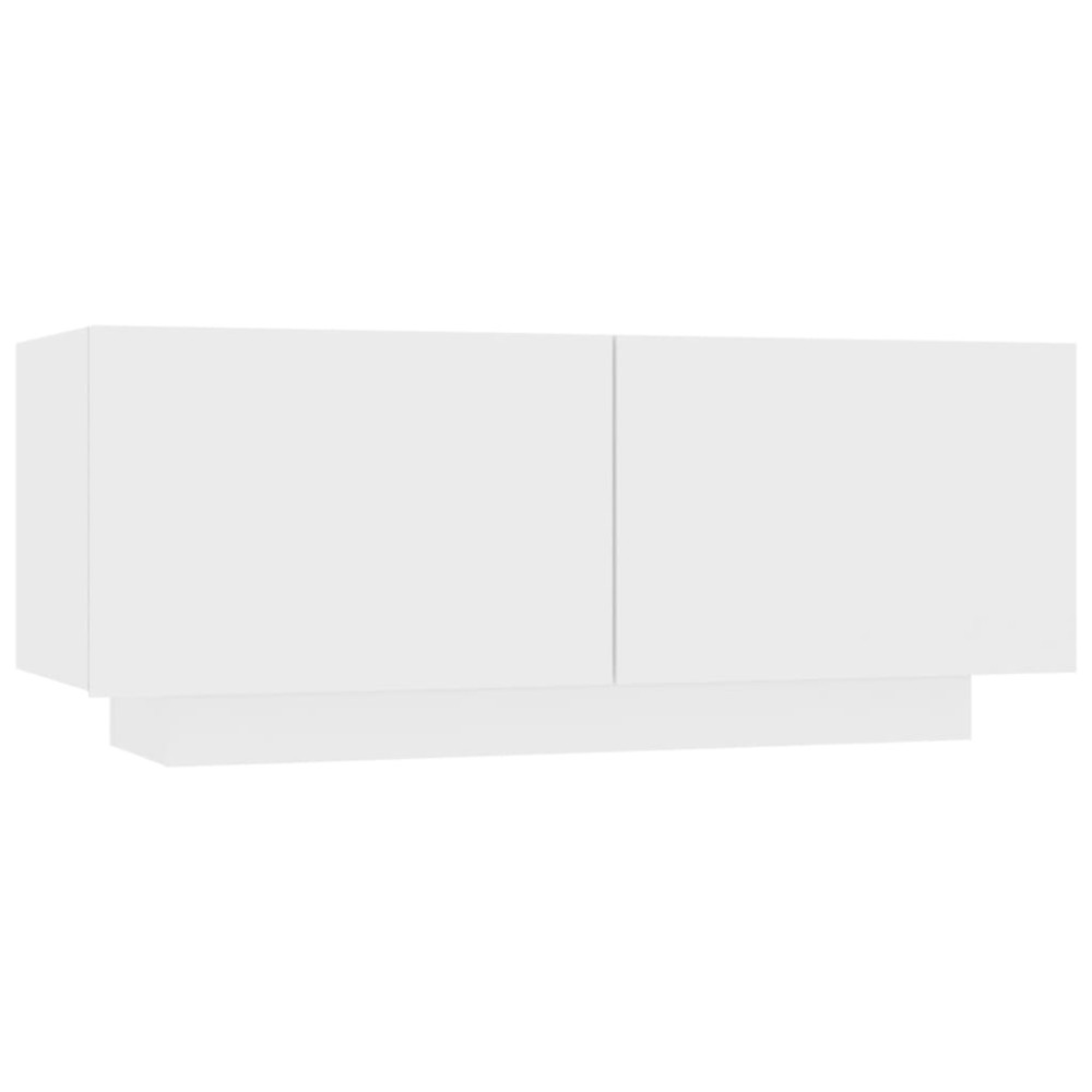 vidaXL Noptieră, alb, 100x35x40 cm, lemn prelucrat