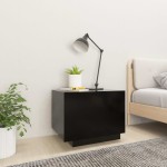 vidaXL Noptieră, negru, 100x35x40 cm, lemn prelucrat vidaXL Noptieră, negru, 100x35x40 cm, lemn prelucrat