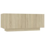 vidaXL Noptieră, stejar sonoma, 100x35x40 cm, lemn prelucrat vidaXL Noptieră, stejar sonoma, 100x35x40 cm, lemn prelucrat