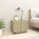 vidaXL Noptieră, stejar sonoma, 100x35x40 cm, lemn prelucrat vidaXL Noptieră, stejar sonoma, 100x35x40 cm, lemn prelucrat