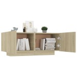vidaXL Noptieră, stejar sonoma, 100x35x40 cm, lemn prelucrat vidaXL Noptieră, stejar sonoma, 100x35x40 cm, lemn prelucrat
