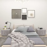 vidaXL Noptieră, gri beton, 100x35x40 cm, lemn prelucrat