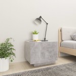 vidaXL Noptieră, gri beton, 100x35x40 cm, lemn prelucrat