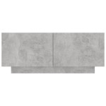 vidaXL Noptieră, gri beton, 100x35x40 cm, lemn prelucrat