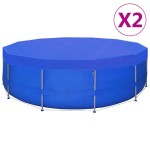 vidaXL Prelate piscină, 2 buc., PE rotund, 540 cm, 90 g/m² vidaXL Prelate piscină, 2 buc., PE rotund, 540 cm, 90 g/m²