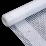 vidaXL Prelate Leno, 2 buc., alb, 2x4 m, 260 g/m²