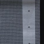 vidaXL Prelate Leno, 2 buc., alb, 2x4 m, 260 g/m²