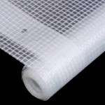vidaXL Prelate Leno, 2 buc., alb, 3x6 m, 260 g/m²