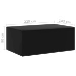vidaXL Huse mobilier grădină, 2 buc., 225x143x90 cm, 7 ocheți vidaXL Huse mobilier grădină, 2 buc., 225x143x90 cm, 7 ocheți