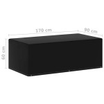 vidaXL Huse mobilier grădină 2 buc pentru grătar 6 ocheți 170x90x60 cm vidaXL Huse mobilier grădină 2 buc pentru grătar 6 ocheți 170x90x60 cm